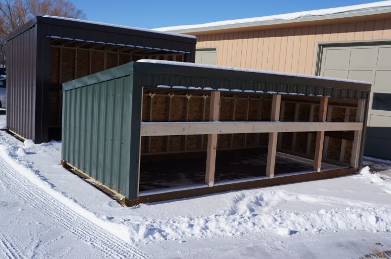 Calf shelter Yellowstone Boys and Girls Ranch