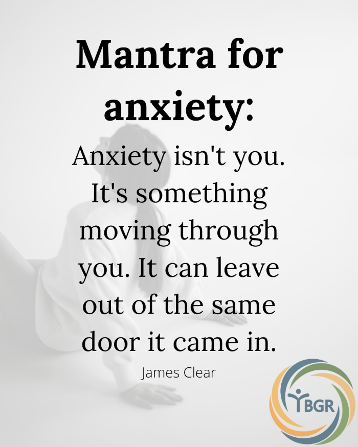Quote 16 - Mantra for anxiety - Anxiety is not you