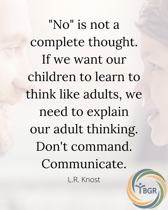 Quote 11 - No is not a complete thought