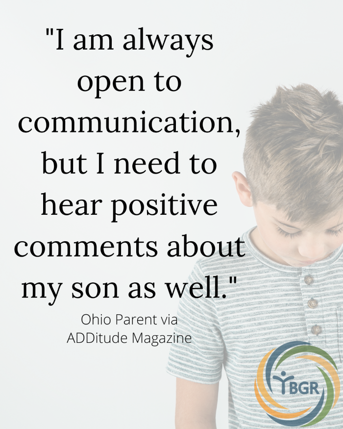 Quote 2 - I need to hear positive comments about my son