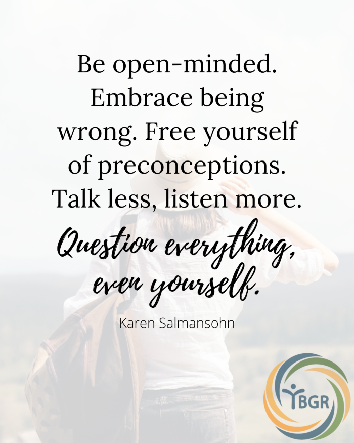 Quote 1 - Be open-minded