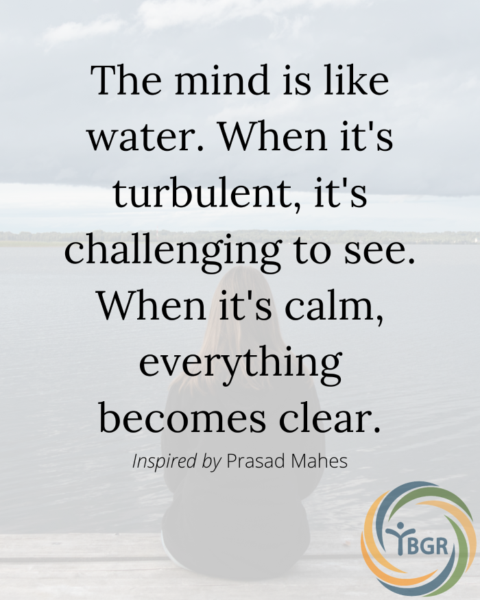 Quote 4 - The mind is like water