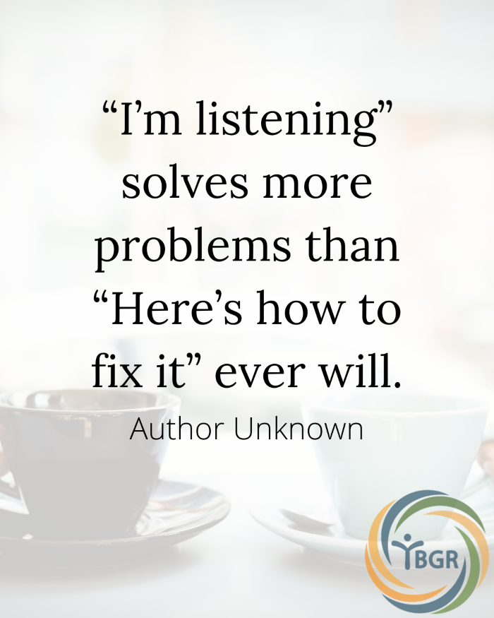 Quote 3 - I'm listening