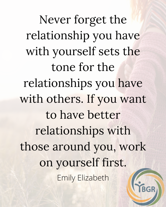 Quote 5 - Never forget the relationship you have with yourself sets the tone